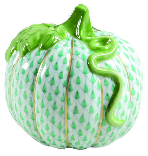 Fruits & Vegetables Pumpkin-Green - No Box by Herend-1