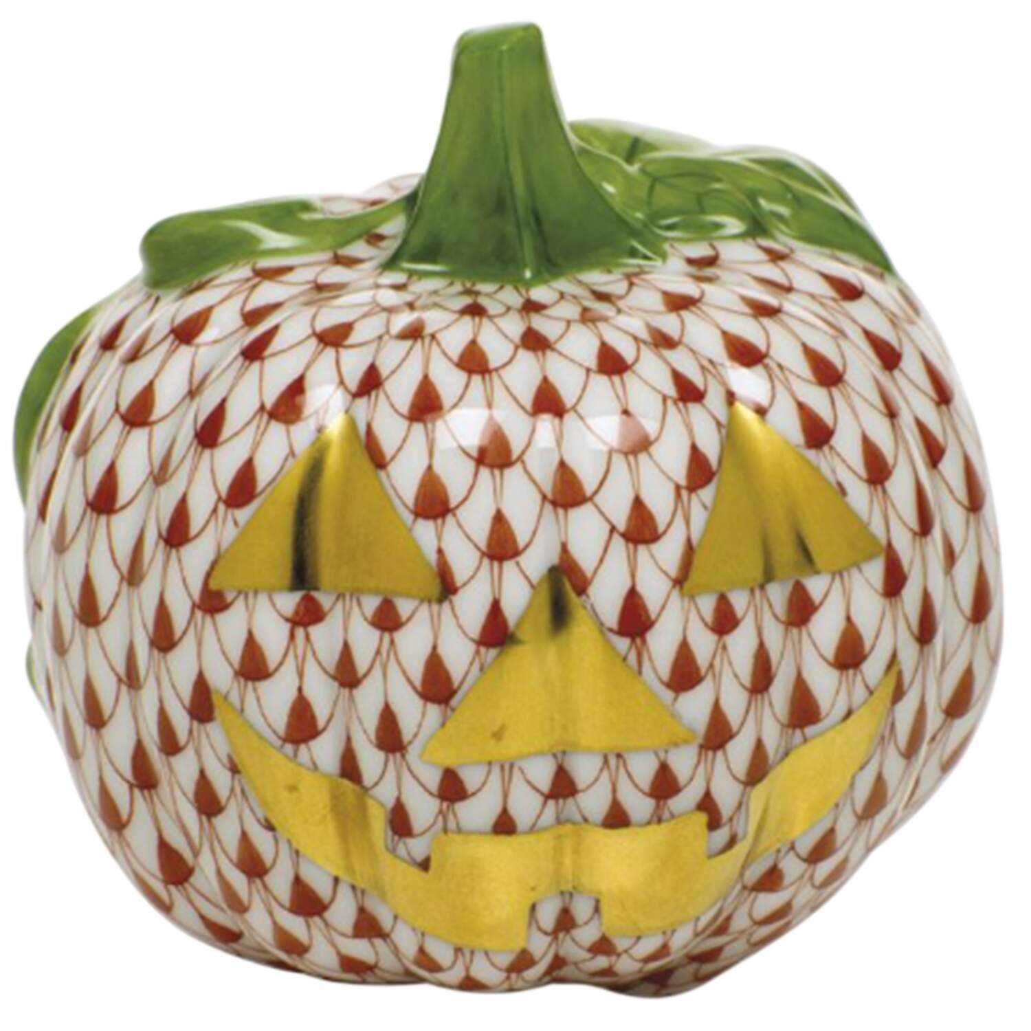 Fruits & Vegetables Pumpkin-Rust-Gold - No Box by Herend-1