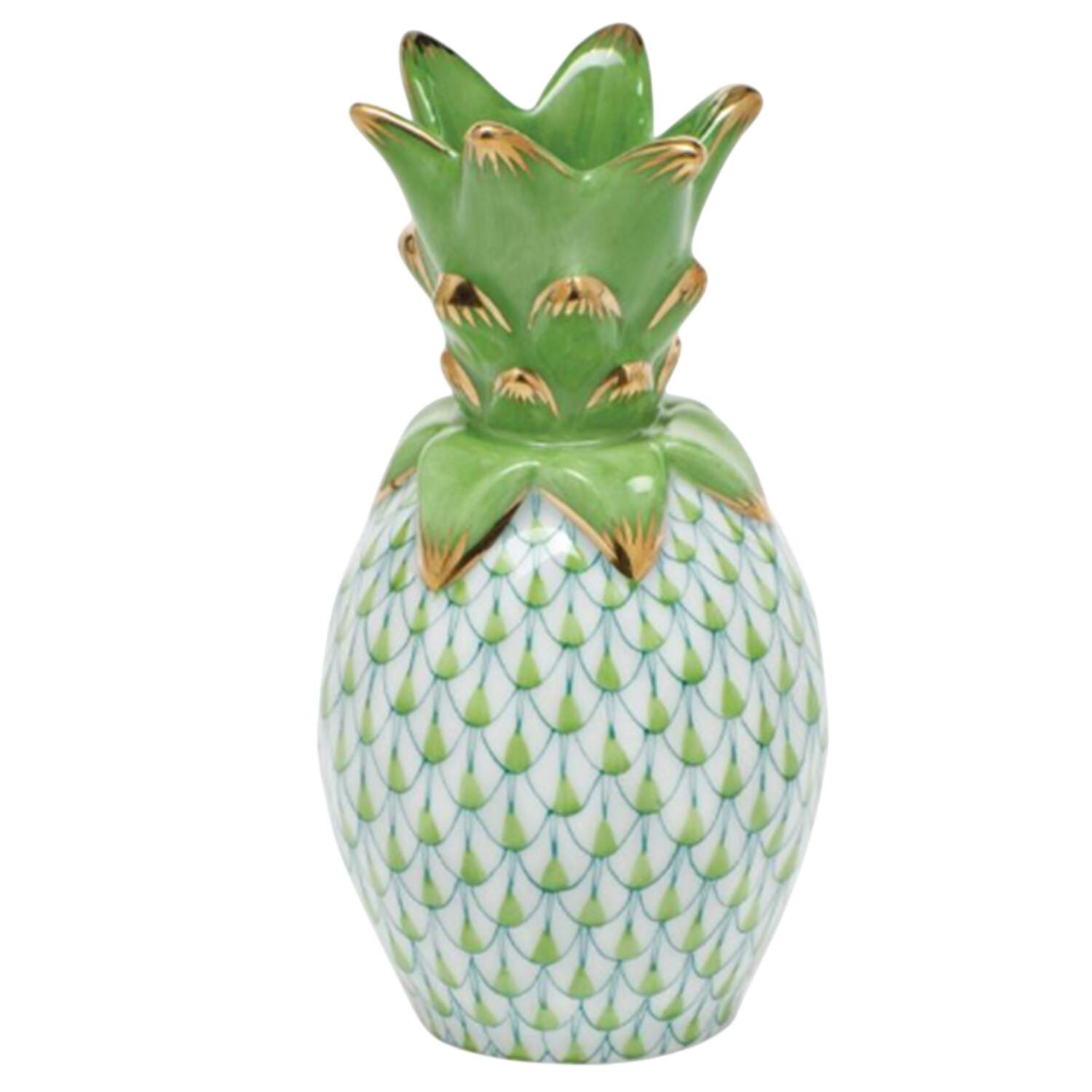 Fruits & Vegetables Small Pineapple-Key Lime - No Box by Herend-1
