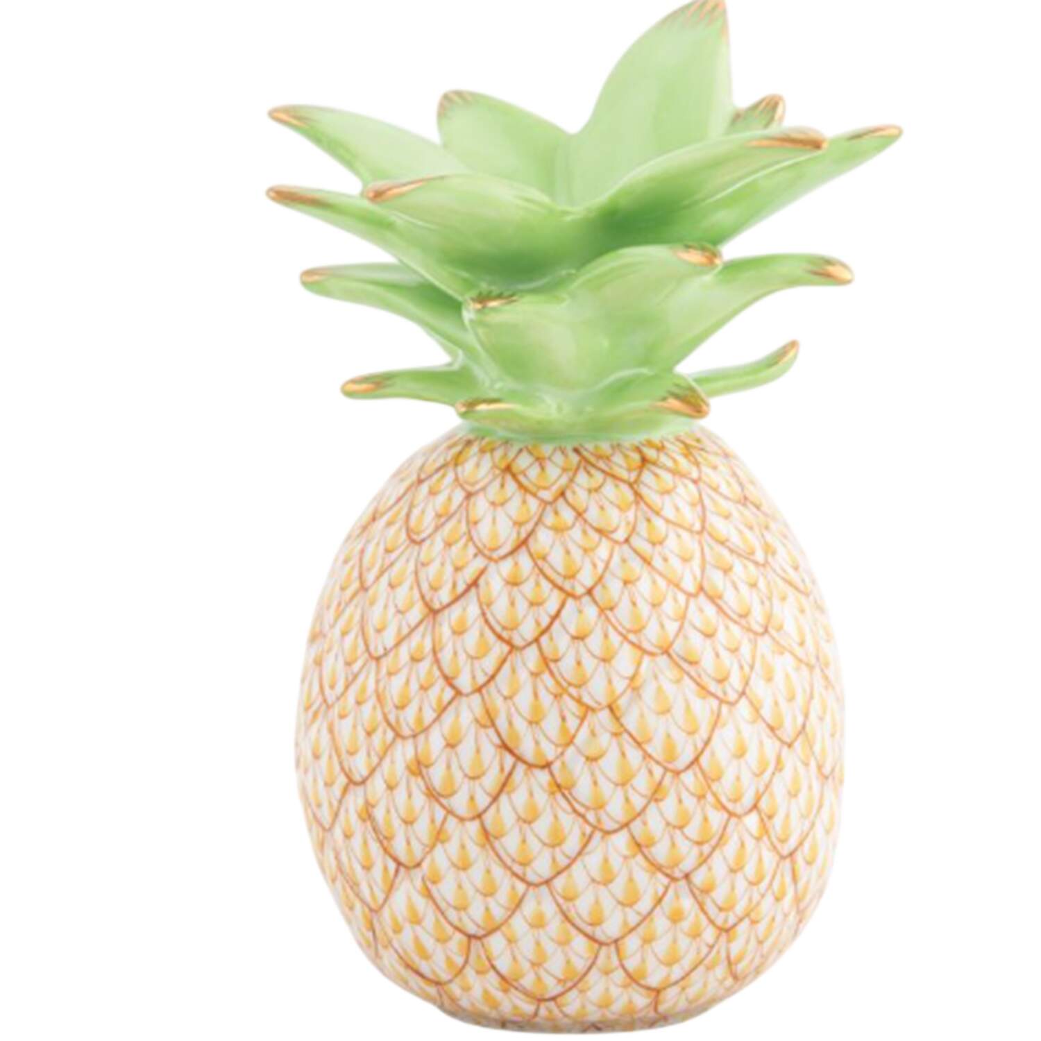 Fruits & Vegetables Medium Pineapple-Butterscotch - No Box by Herend-1