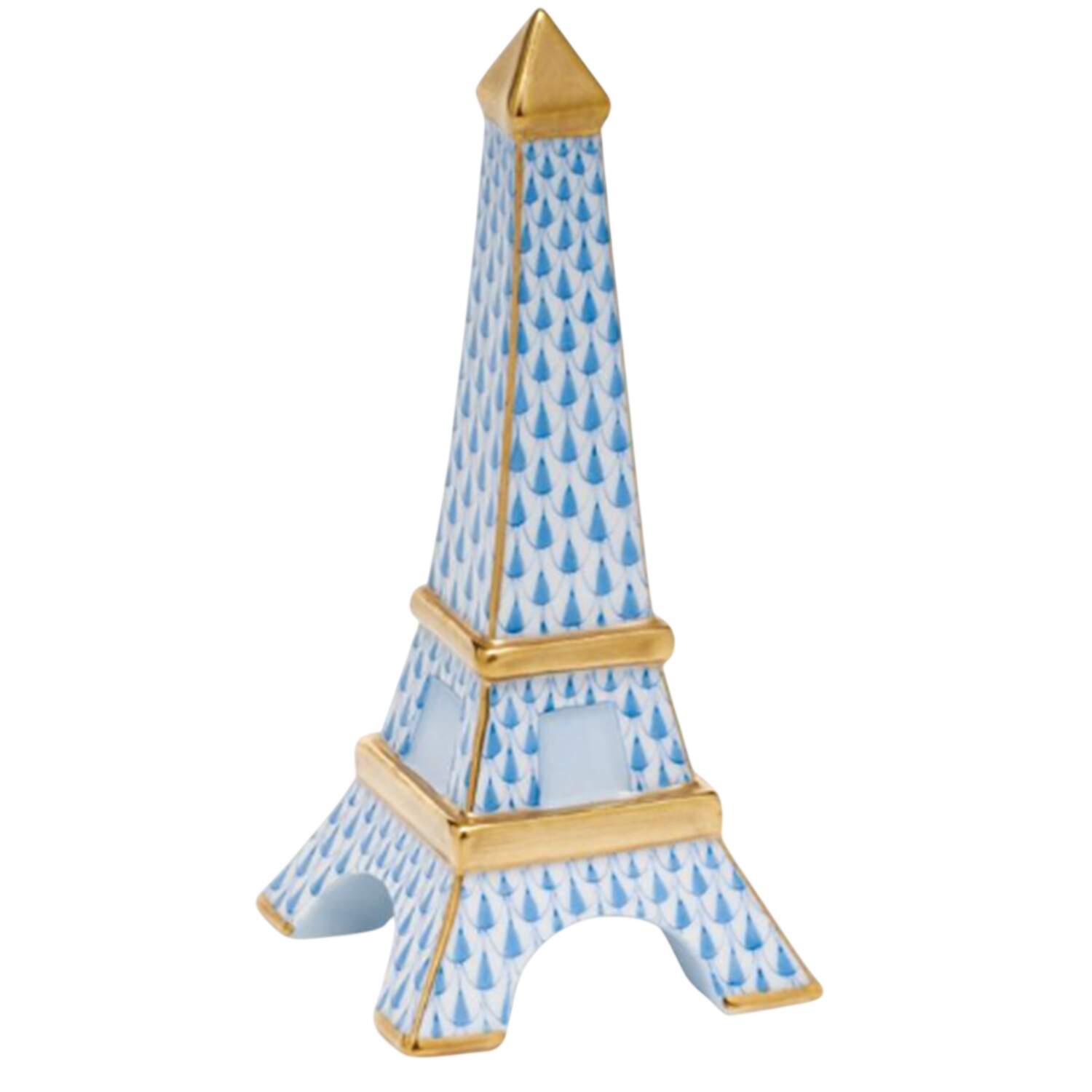 Manmade Objects Eiffel Tower-Blue - No Box by Herend-1