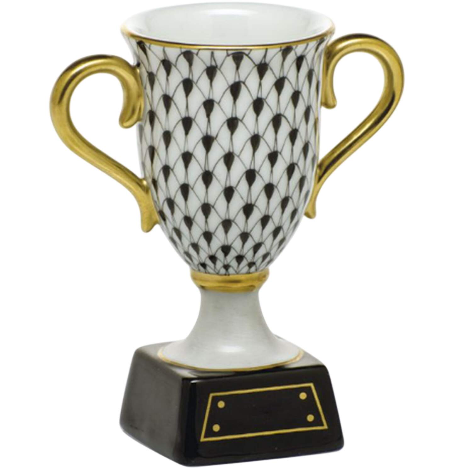 Manmade Objects Trophy-Black - No Box by Herend-1