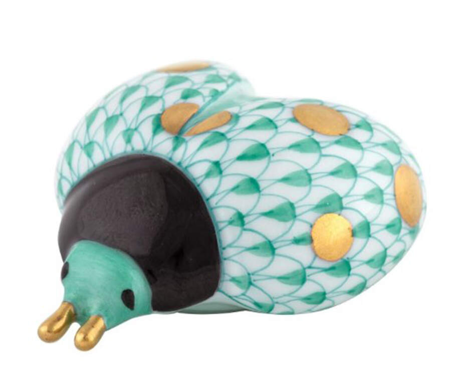 Bugs & Friends Flying Ladybug- Green - No Box by Herend-1