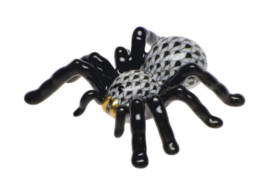 Bugs & Friends Tarantula- Black - No Box by Herend-1