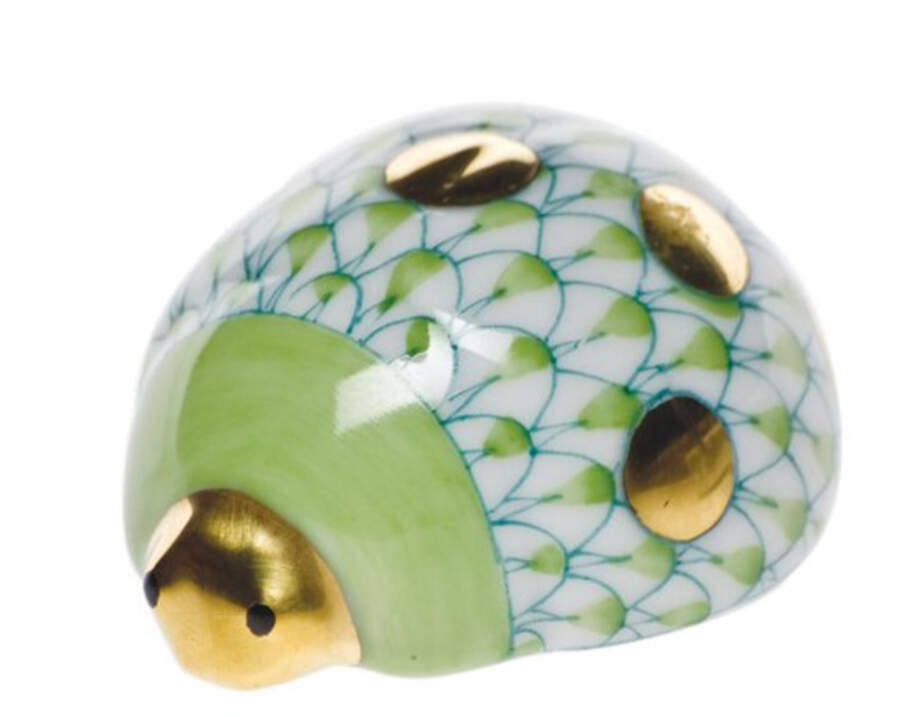 Bugs & Friends Lucky Ladybug- Keylime - No Box by Herend-1