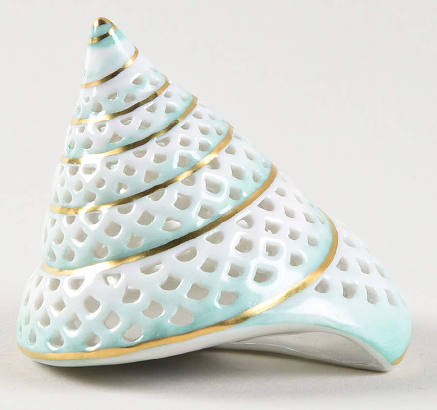 Shells Trochus Perforated Shell - No Box by Herend-1