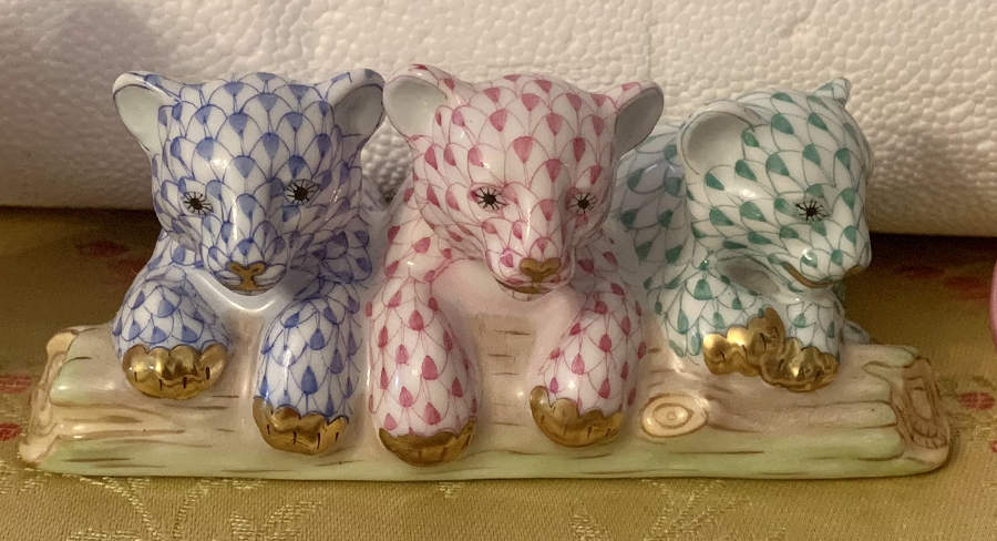 Wild Cats Tiger Cub-Multicolor - No Box by Herend-1