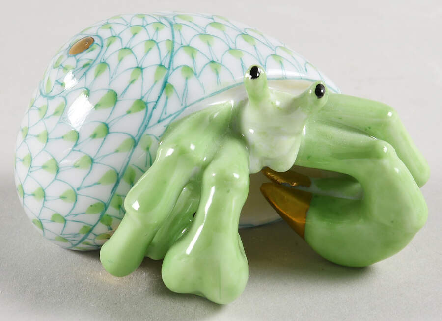 Sea Marine Animals Hermit Crab- Keylime - No Box by Herend-1
