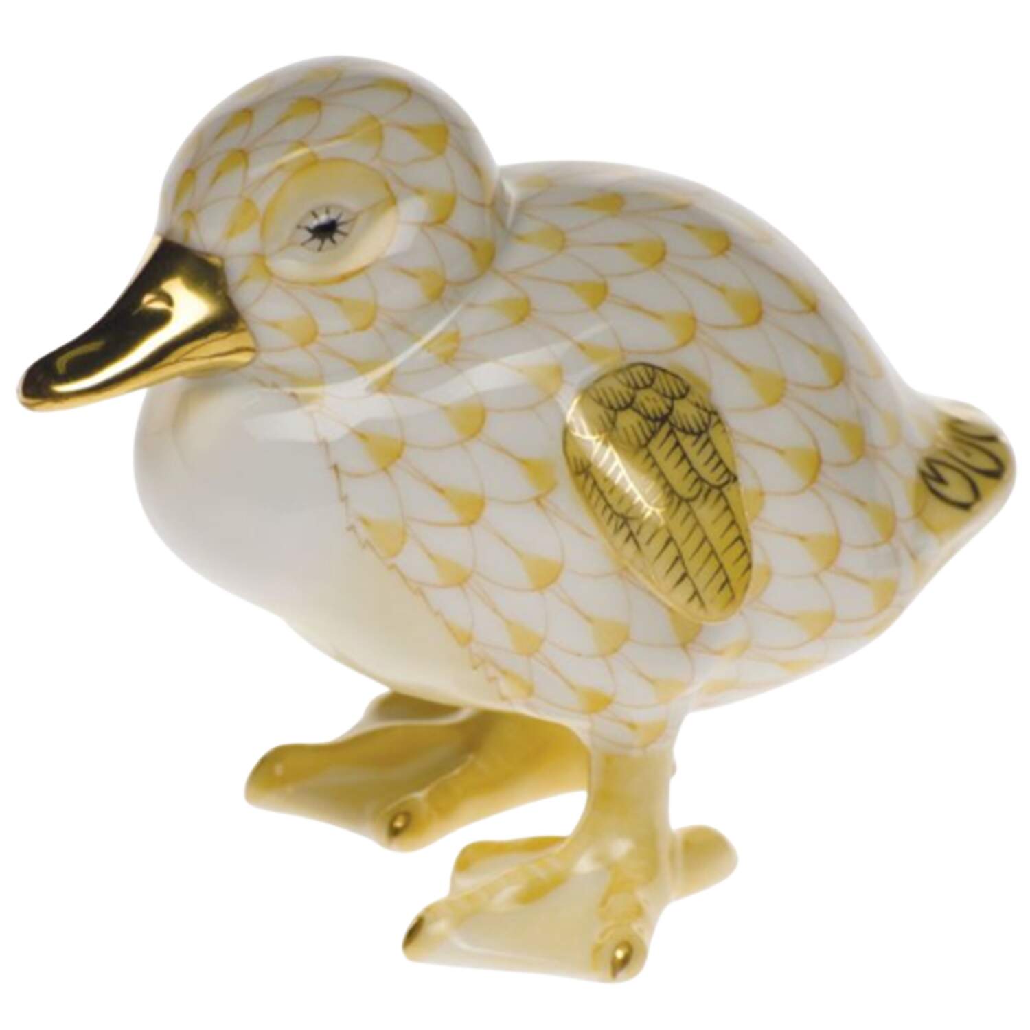 Ducks Little Duckling- Butterscotch - No Box by Herend-1