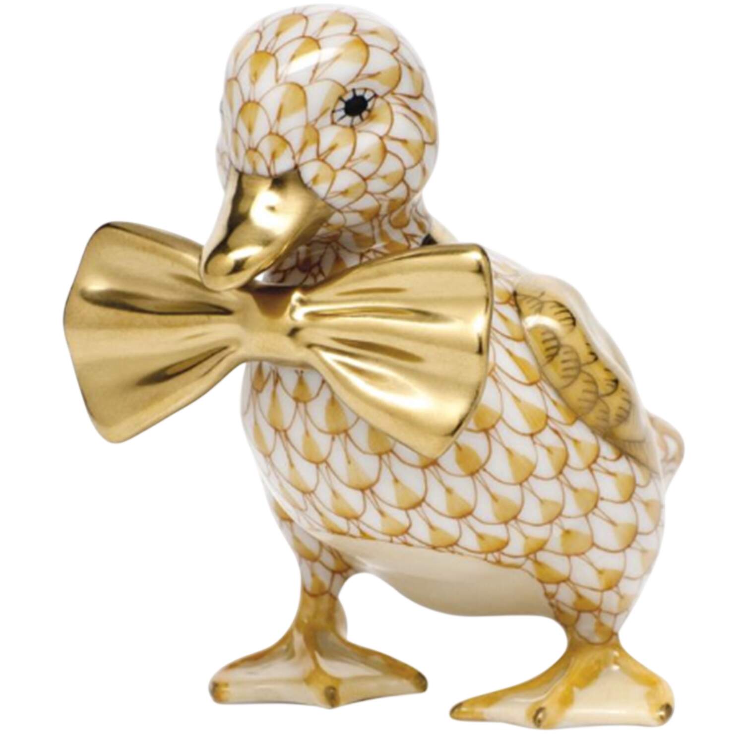 Ducks Dashing Duckling- Butterscotch - No Box by Herend-1