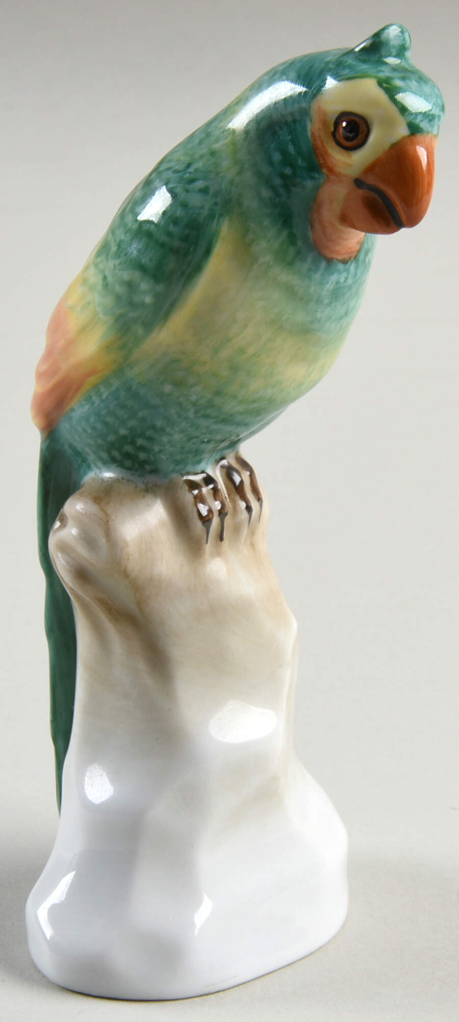 Birds Parrot-Sitting/Natural - No Box by Herend-1
