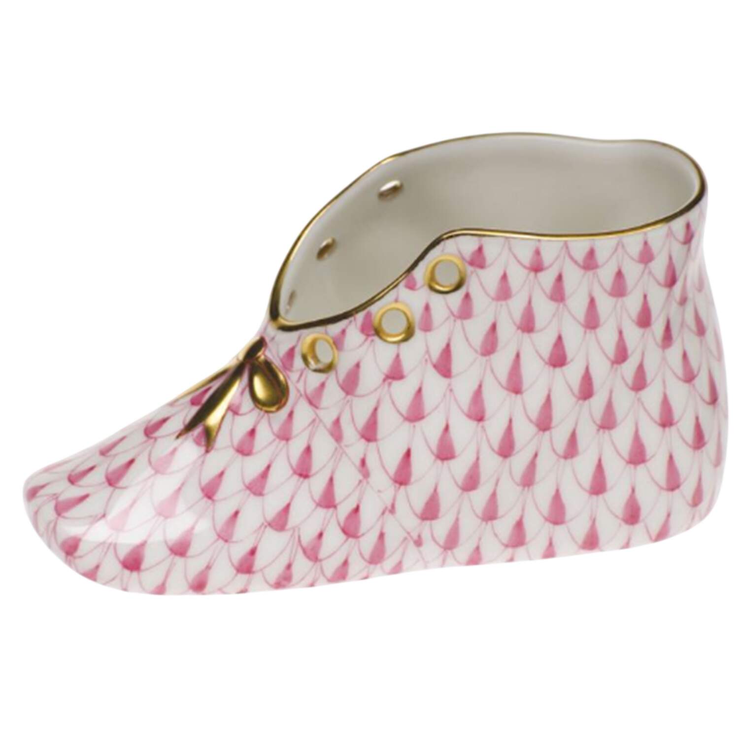 Childrens's Gifts & Toys Baby Shoe-Raspberry  - No Box by Herend-1
