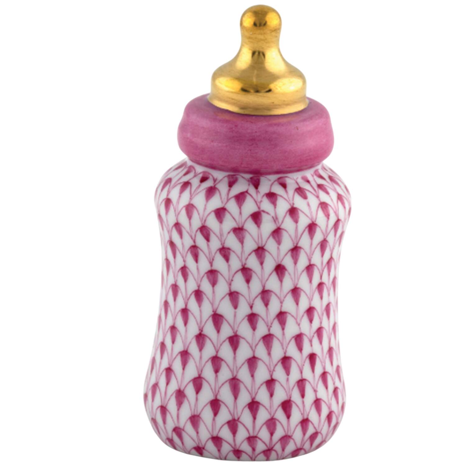 Childrens's Gifts & Toys Baby Bottle-Raspberry- - No Box by Herend-1