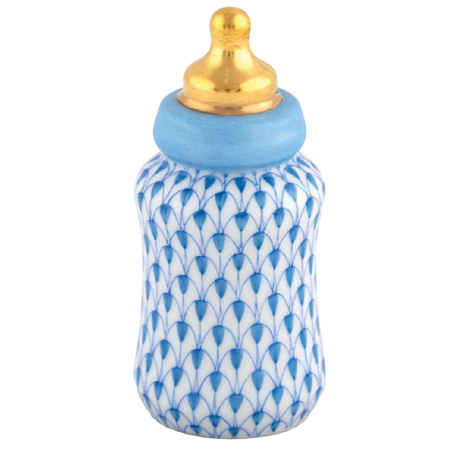 Childrens's Gifts & Toys Baby Bottle-Blue  - No Box by Herend-1