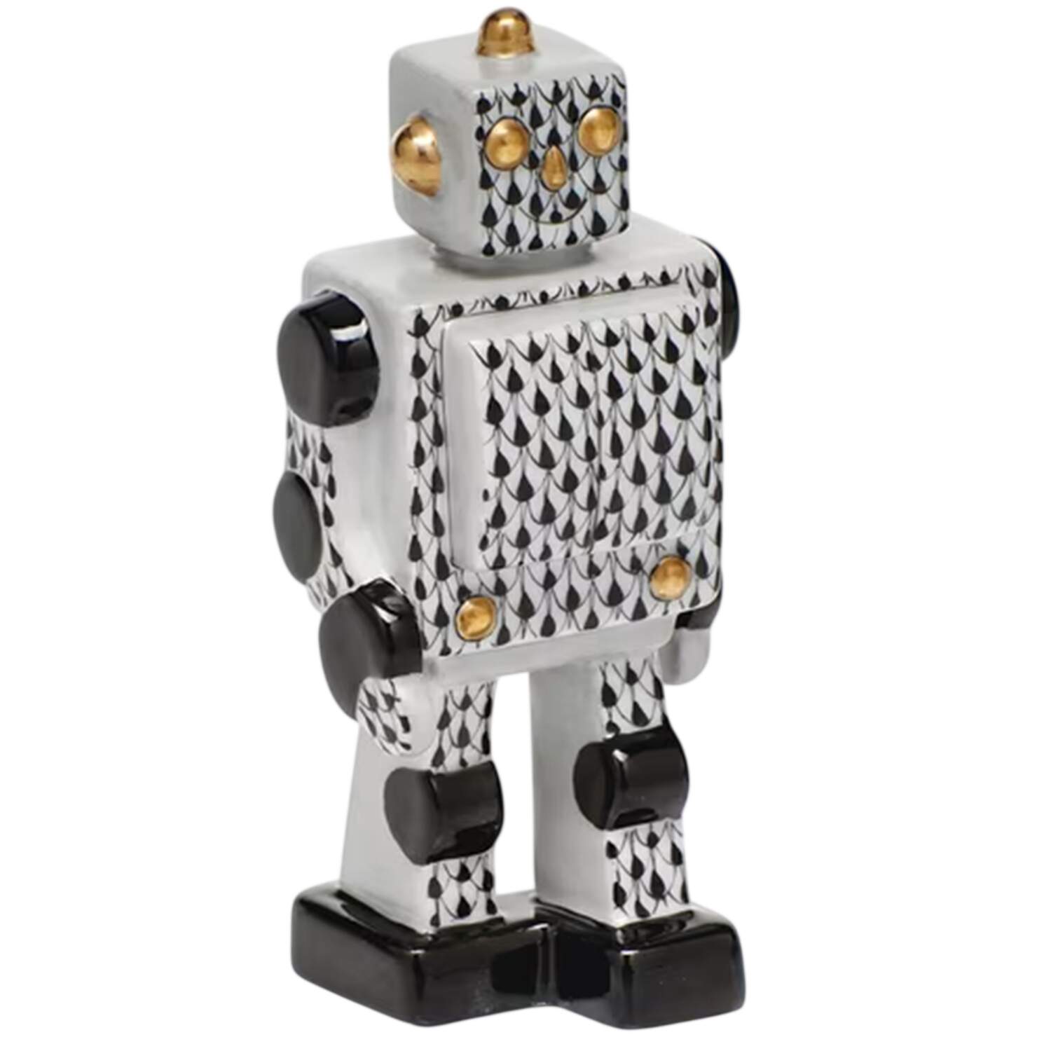 Childrens's Gifts & Toys Toy Robot-Black - No Box by Herend-1