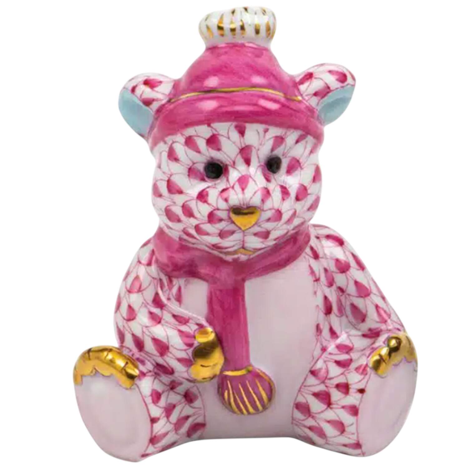 Childrens's Gifts & Toys Winter Bear-Raspberry - No Box by Herend-1
