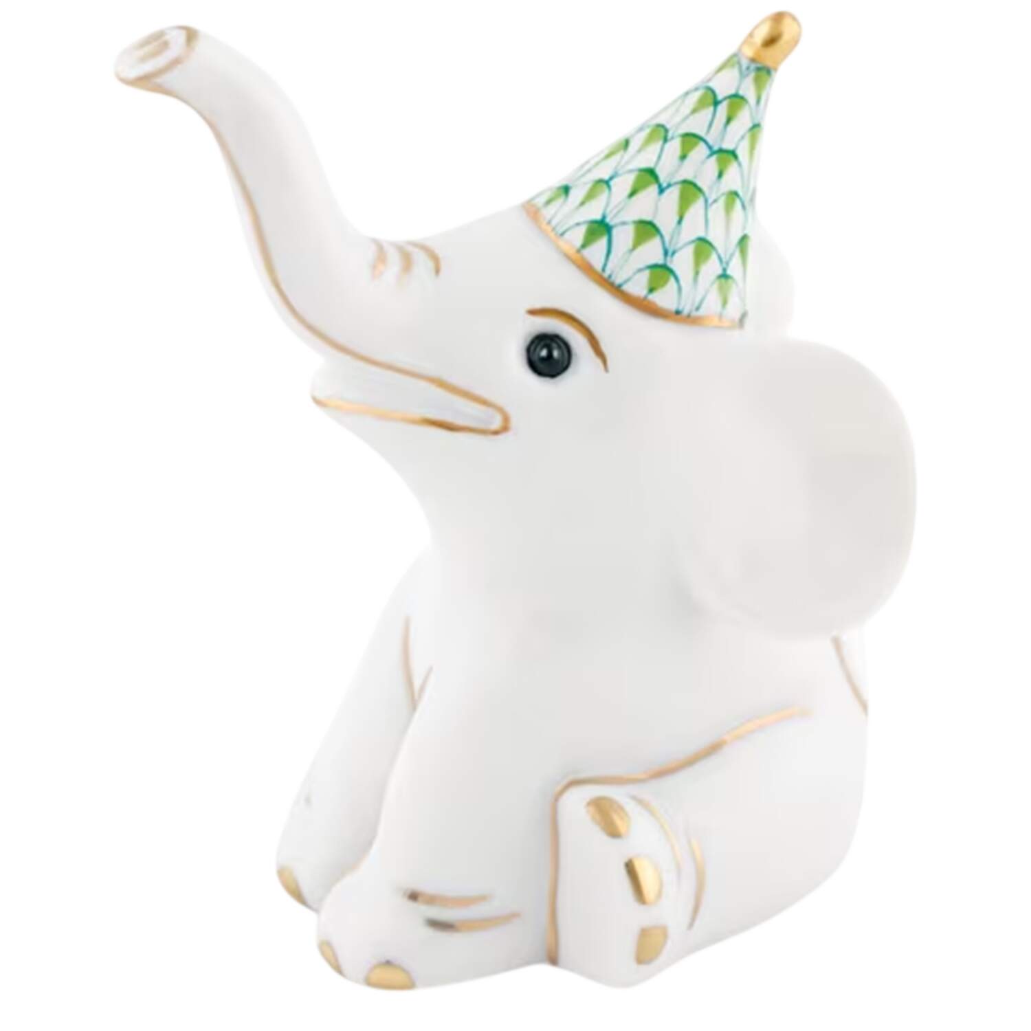 Childrens's Gifts & Toys Party Elephant-Raspberry - No Box by Herend-1