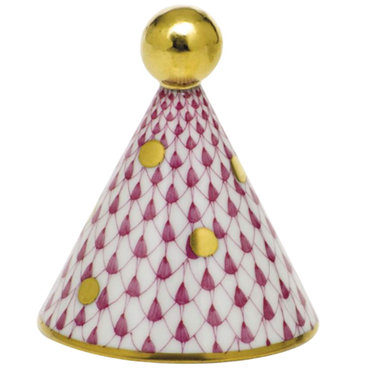 Childrens's Gifts & Toys Party Hat-Raspberry - No Box by Herend-1