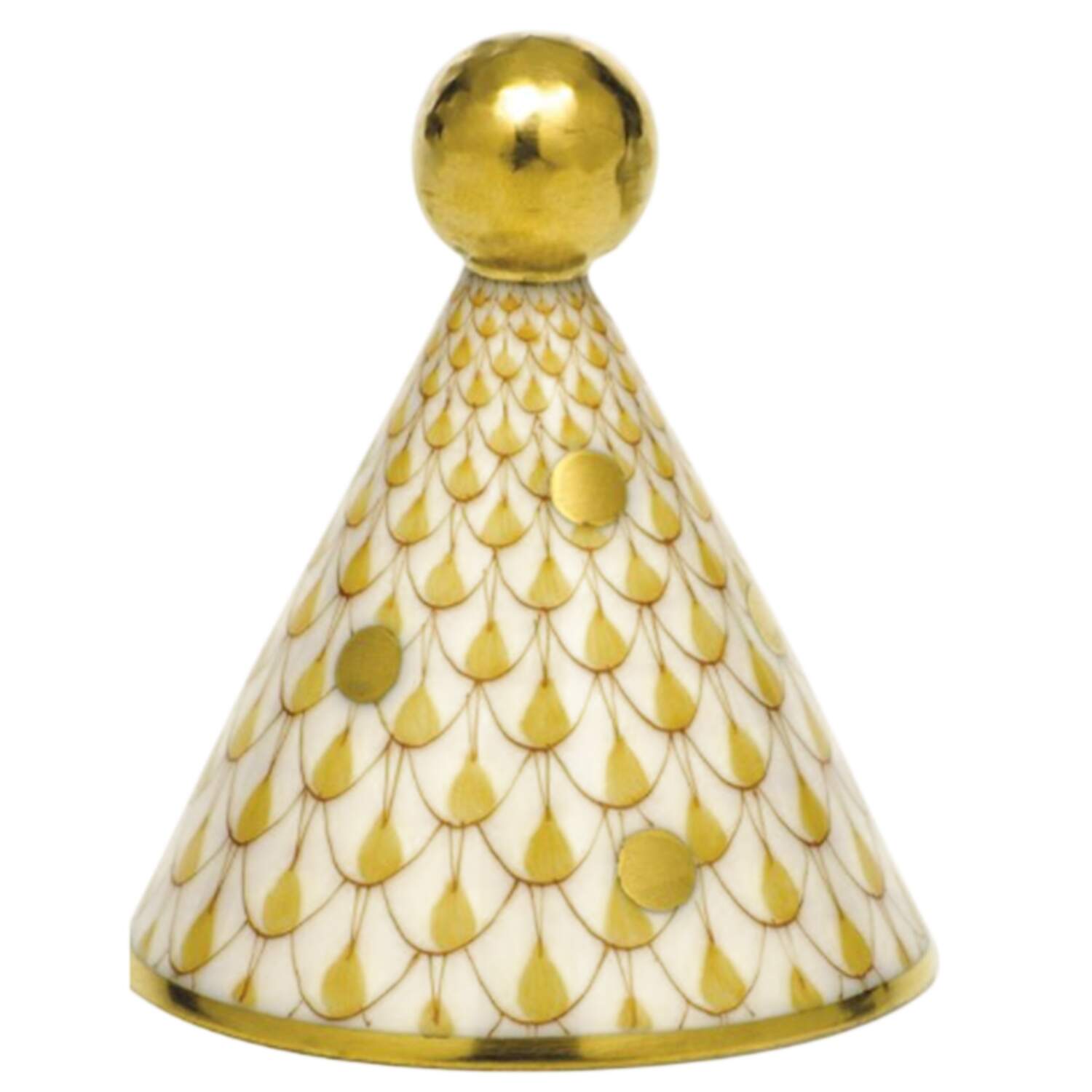 Childrens's Gifts & Toys Party Hat-Butterscotch - No Box by Herend-1