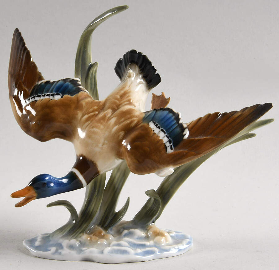 Birds Mallard - With Box by Hutschenreuther-1