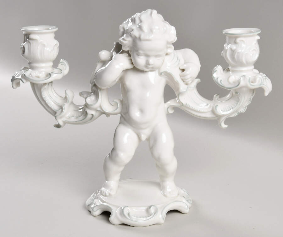 Giftware Cherub 2 Light Candleholder - Boxed by Hutschenreuther-1