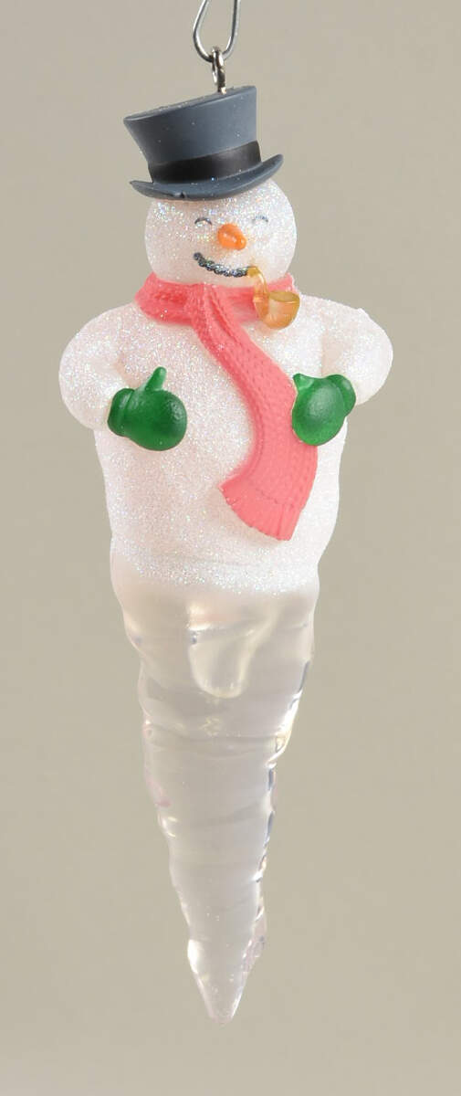 Cool Icicles Snowman - No Box by Hallmark Gold Crown-1