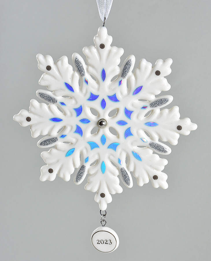 Snowflake 2023 Snowflake - No Box by Hallmark Gold Crown-1