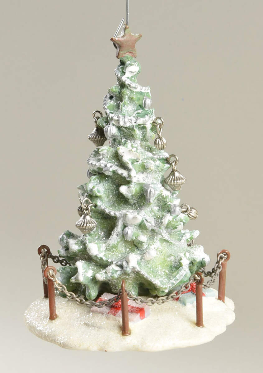 Winter Park Decorated Tree - Boxed by Hallmark Gold Crown-1