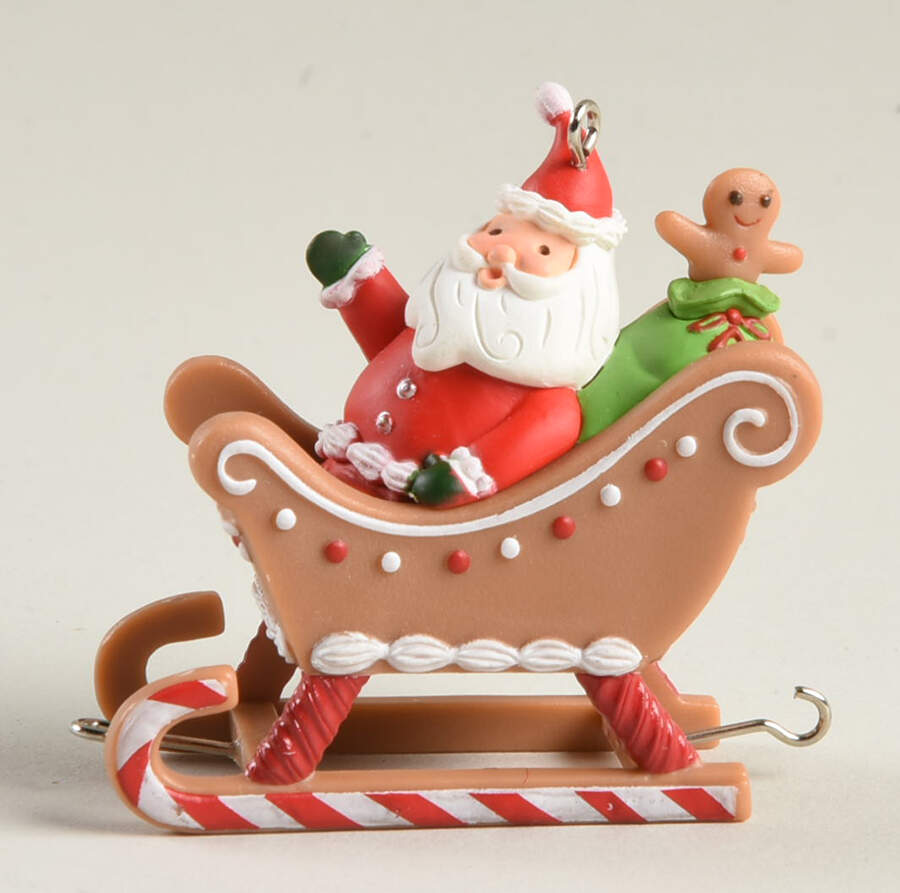Santa's Sleigh Collection Santa's Sleigh - Boxed by Hallmark Gold Crown-1
