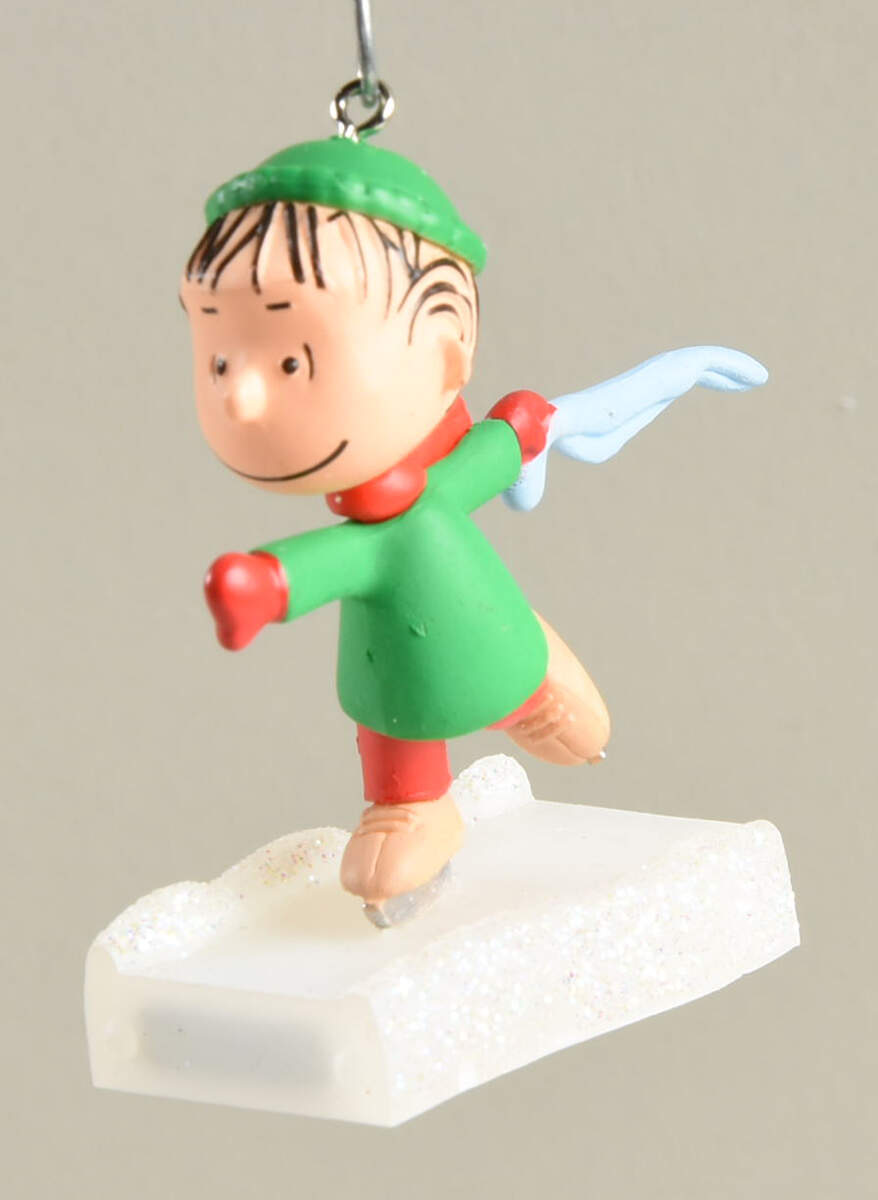 Peanuts on Ice Linus On Ice - No Box by Hallmark Gold Crown-1