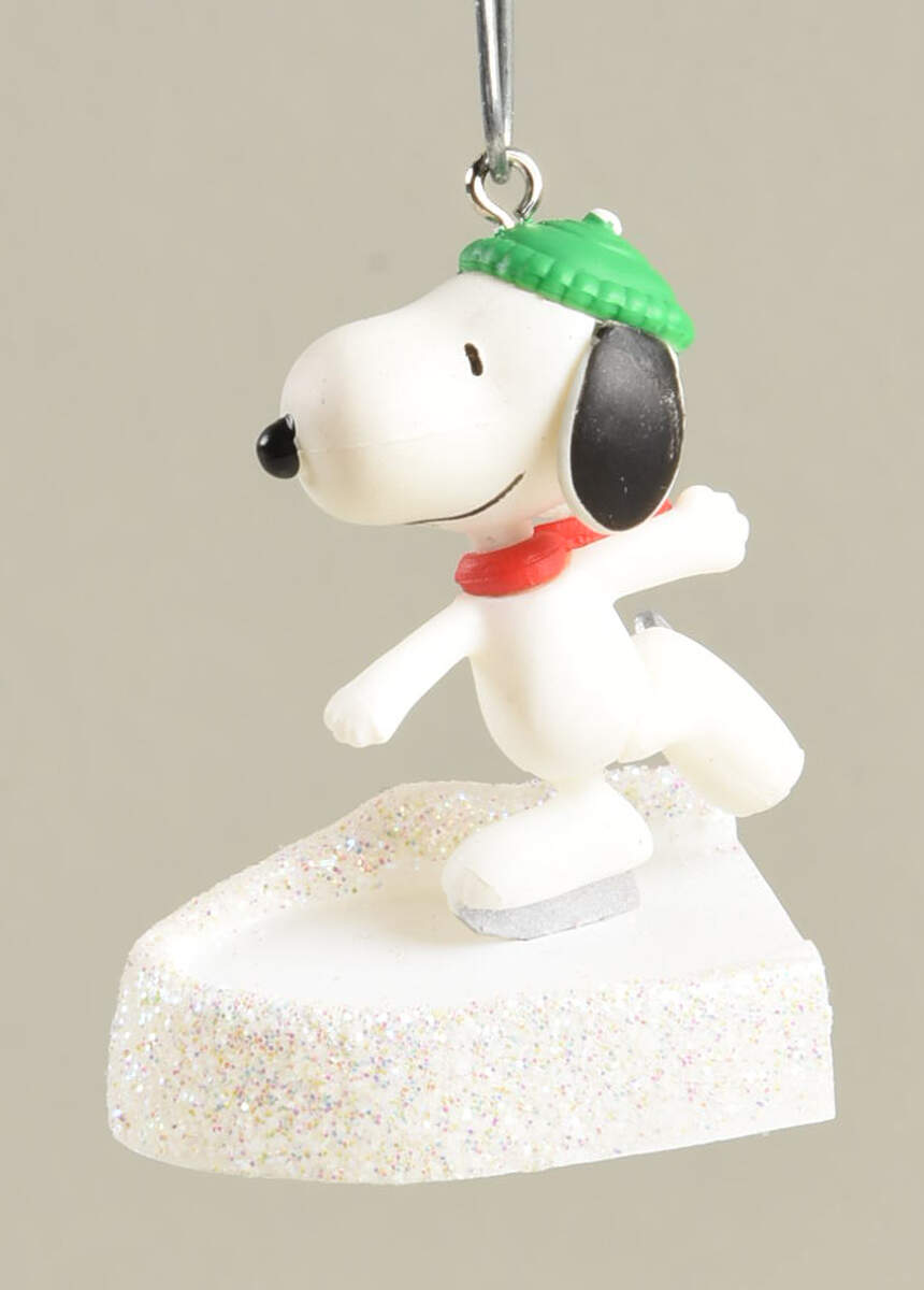 Peanuts on Ice Snoopy On Ice - No Box by Hallmark Gold Crown-1