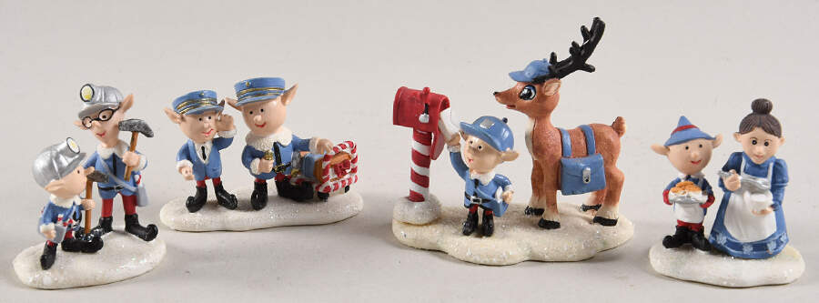 Rudolph's Christmas Town Accessories Town Professionals Set - No Box by Hawthorne Village-1