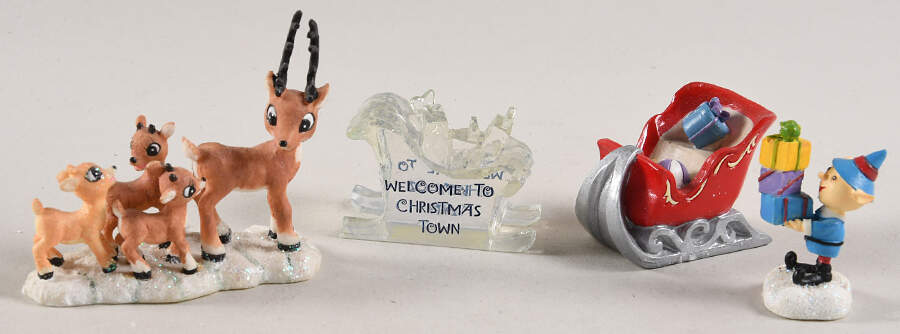 Rudolph's Christmas Town Accessories Village Friends Set - No Box by Hawthorne Village-1