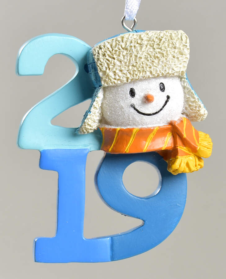 Annual Snowman 2019 Snowman - With Box Bx2019 by Hallmark Marketing Company-1