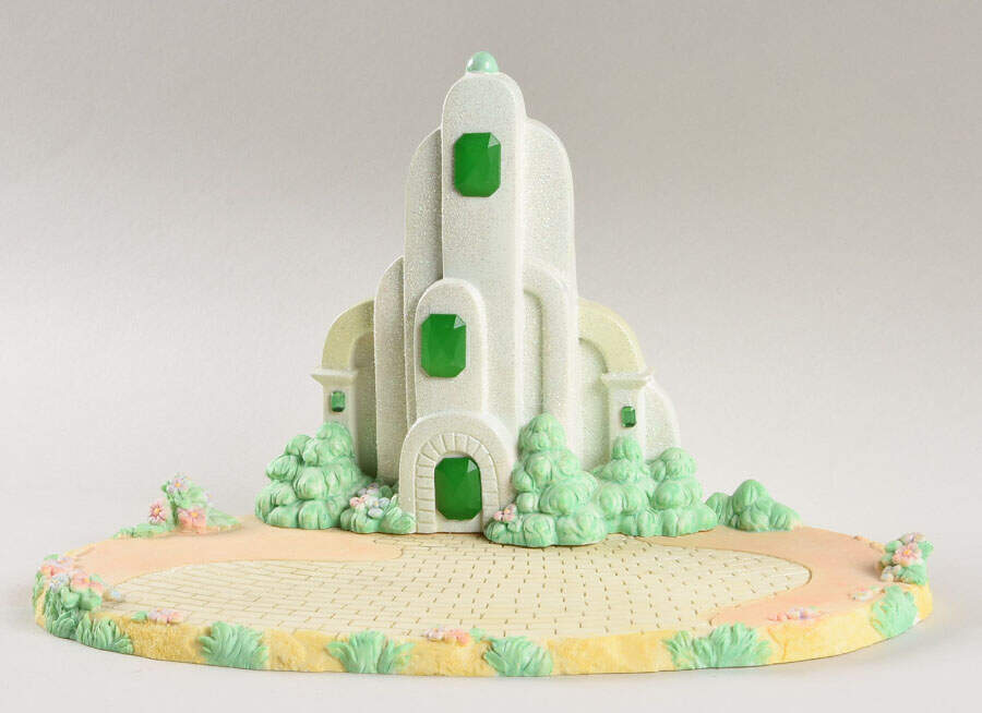 Precious Moments Wizard of Oz Emerald City - Base - No Box by Hamilton Collection-1