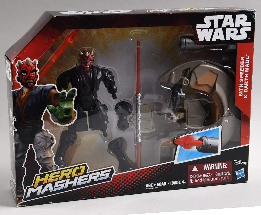 Star Wars Hero Mashers Sith Speeder & Darth Maul - Boxed by Hasbro Toys-1