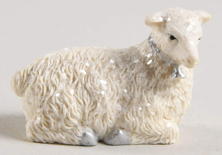 The Heavenly Blessings Lamb - Laying Down - No Box 55e by Hawthorne Village-1
