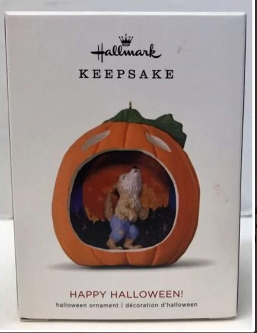 Happy Halloween 2018 #6 Werewolf - Boxed by Hallmark Gold Crown-1