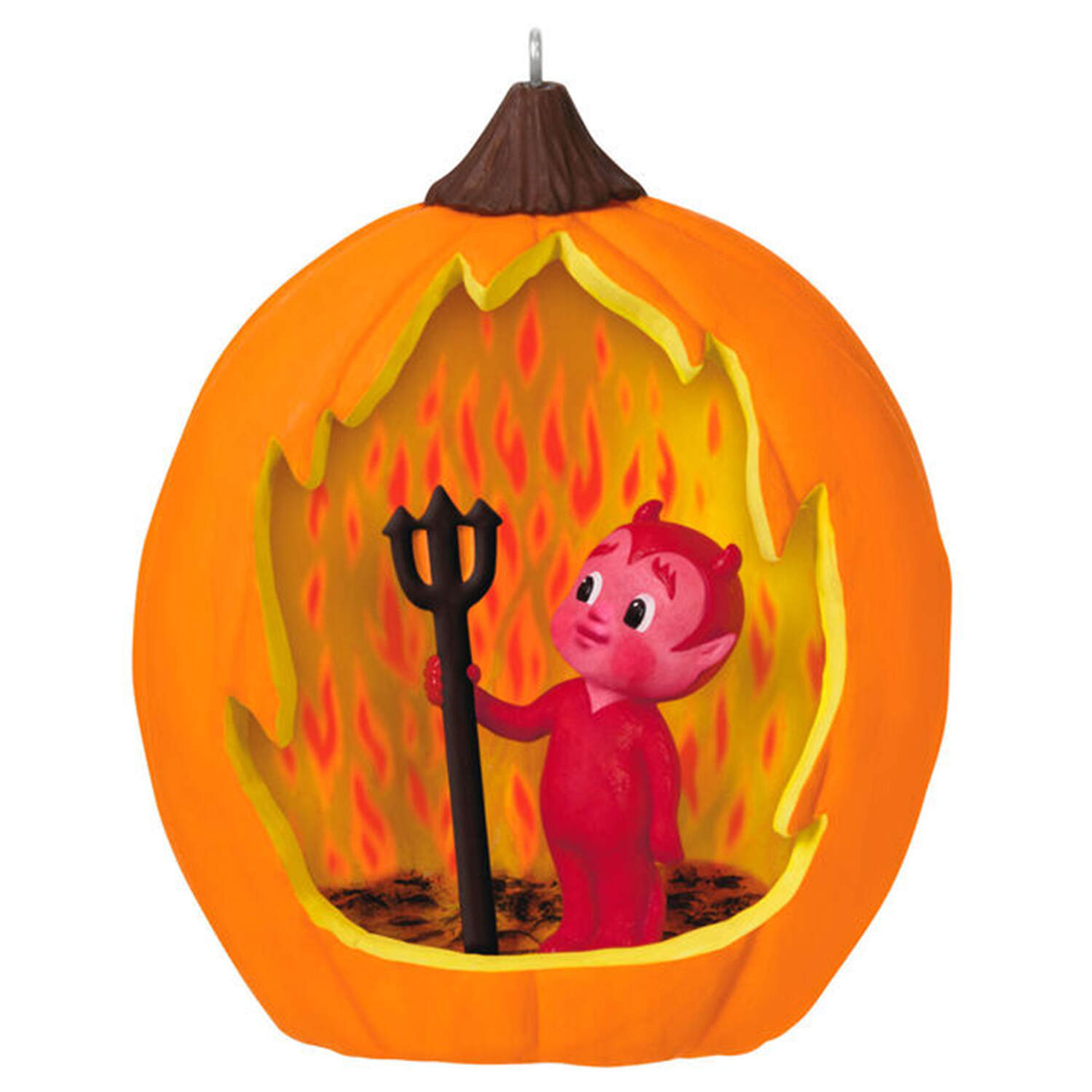 Happy Halloween 2025 #13 Red Devil - Boxed by Hallmark Gold Crown-1