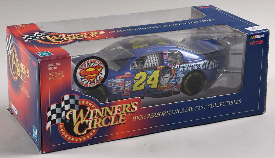 Winner's Circle Jeff Gordon #24 Du Pont Superman - No Box by Hasbro Toys-1