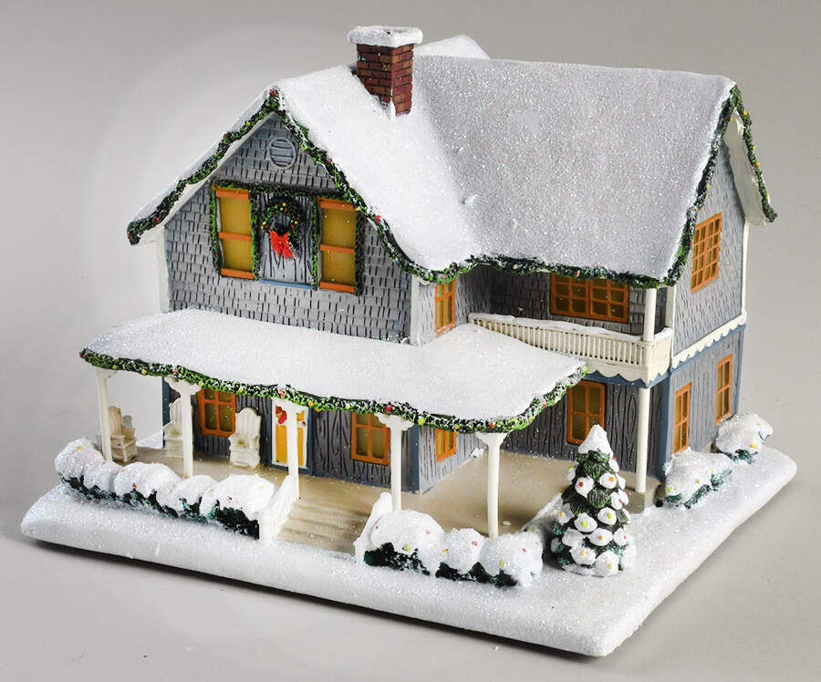The Mayberry Christmas Village Taylor Home Set Of 2 - No Box by Hawthorne Village-1