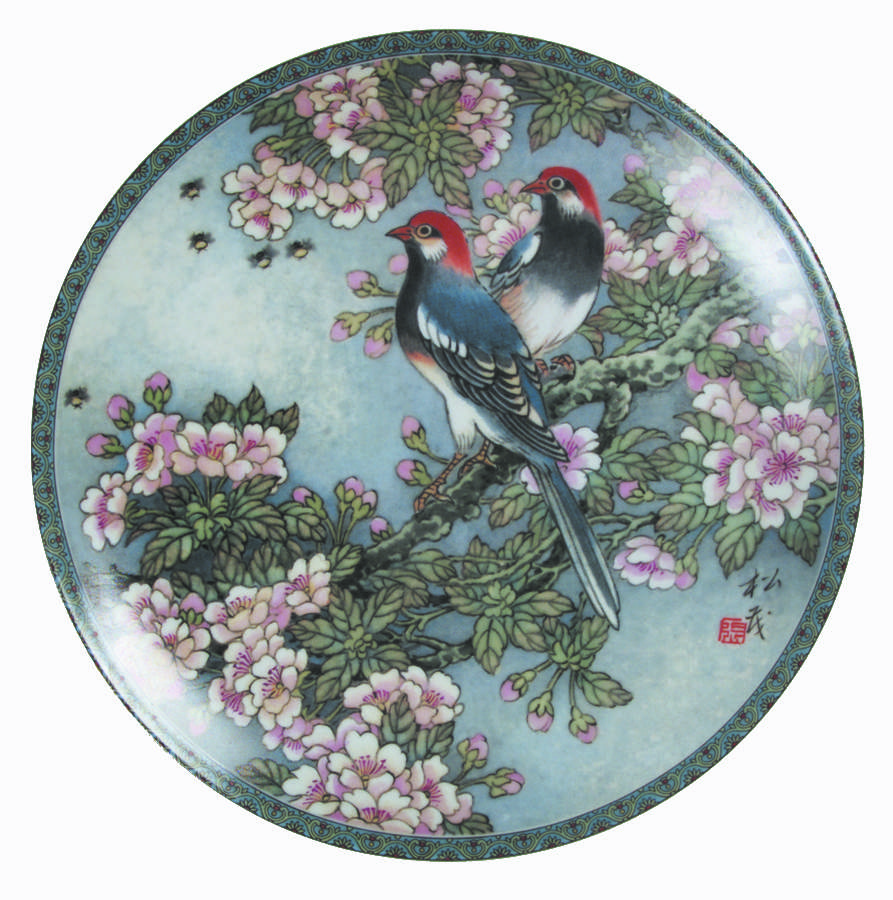 Blessings From A Chinese Garden The Gift Of Joy - Boxed by Imperial Jingdezhen-1