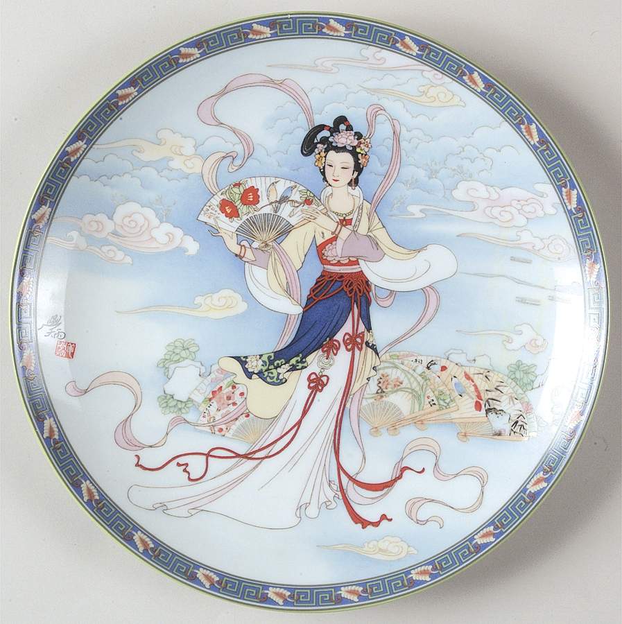 Legends of West Lake Case Of The Folding Fans - No Box by Imperial Jingdezhen-1