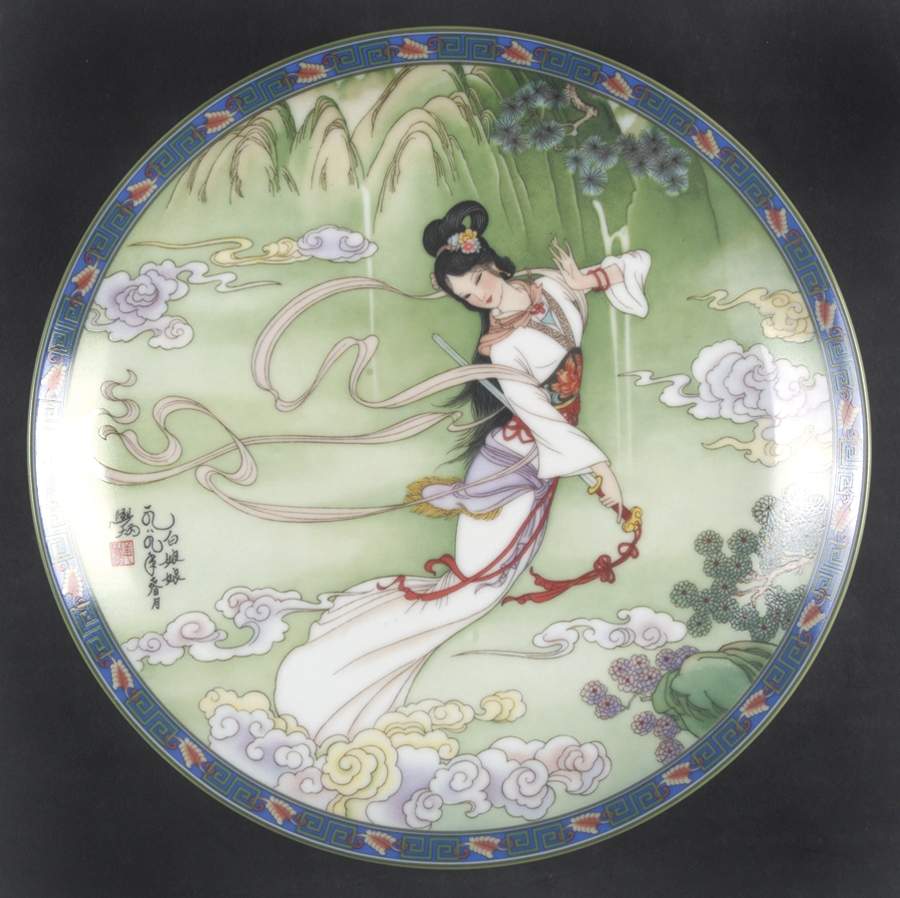 Legends of West Lake Lady In White - No Box by Imperial Jingdezhen-1
