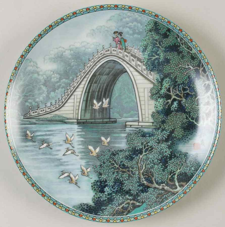 Scenes From A Summer Palace The Jade Belt Bridge - Boxed by Imperial Jingdezhen-1