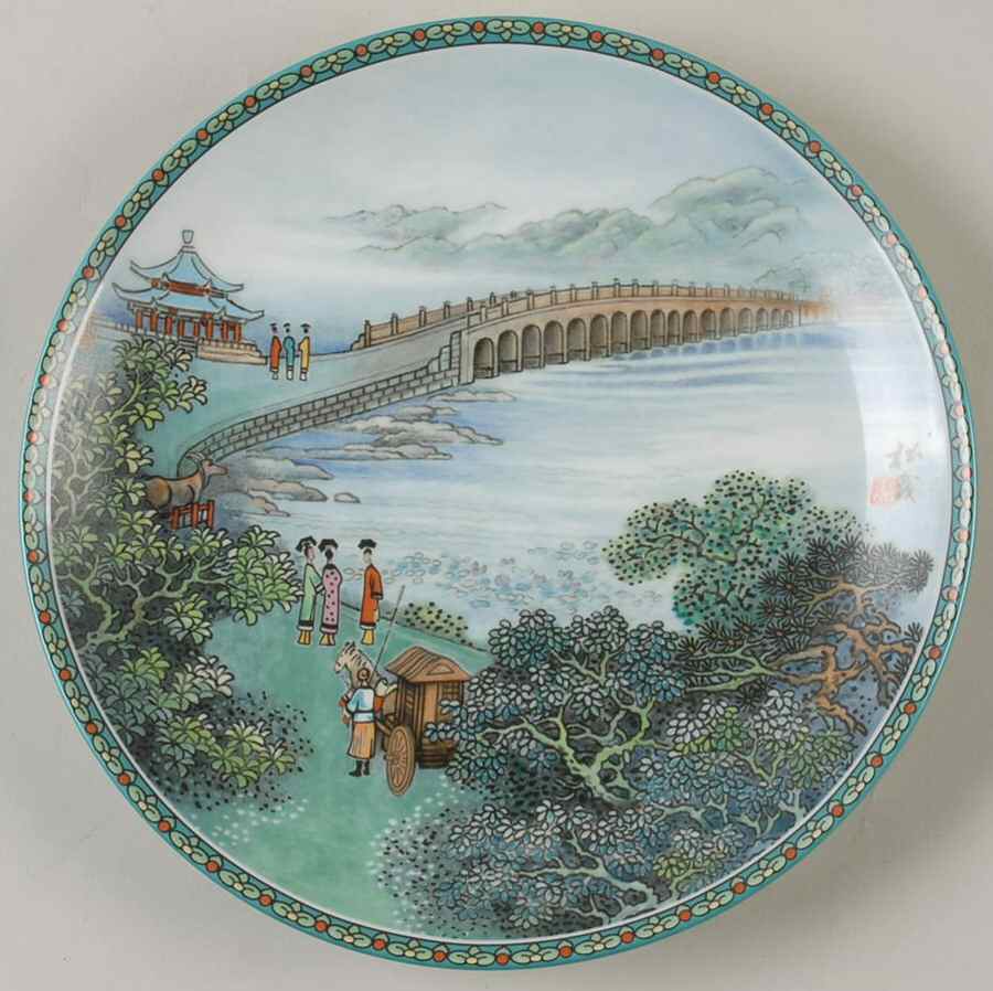 Scenes From A Summer Palace The Seventeen-Arch Bridge - No Box by Imperial Jingdezhen-1