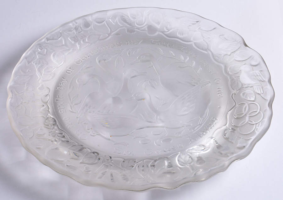 Twelve Days of Christmas-Crystal Six Geese A Laying - Boxed by Imperial Glass-Ohio-1