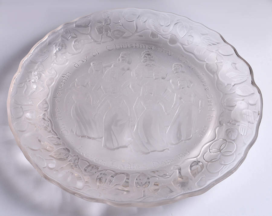 Twelve Days of Christmas-Crystal 11 Ladies Dancing - Boxed by Imperial Glass-Ohio-1