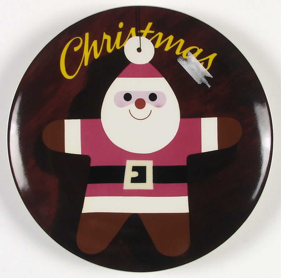 Annual Christmas Stamp Art Gingerbread Santa Claus - No Box by International Museum-1