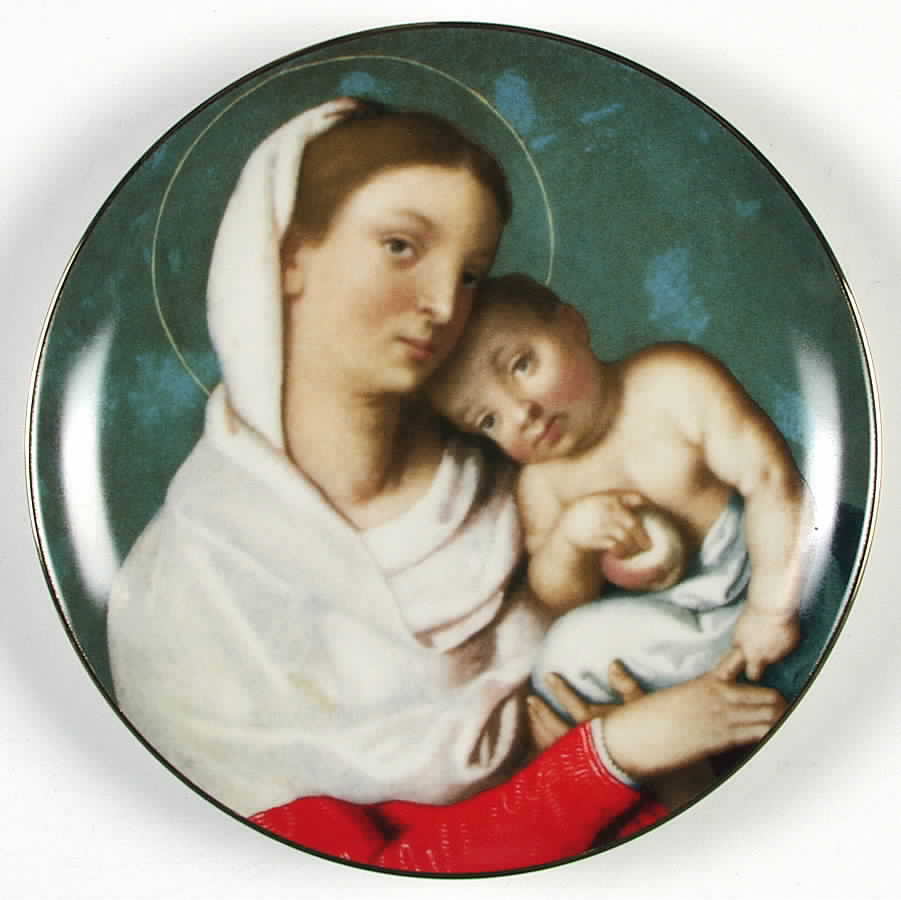 Annual Christmas Stamp Art Moroni's Madonna  And Child - No Box by International Museum-1